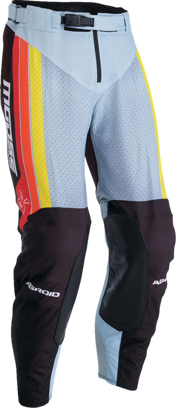 MOOSE RACING Agroid Pants - Gray/Yellow - 30 2901-10922 - Cycle City Outdoors