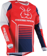 MOOSE RACING Agroid Jersey - Red/White/Blue - 3XL 2910-7505 - Cycle City Outdoors