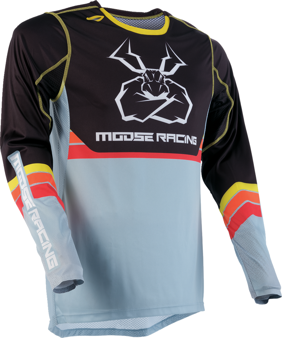 MOOSE RACING Agroid Jersey - Gray/Yellow - Medium 2910-7513 - Cycle City Outdoors