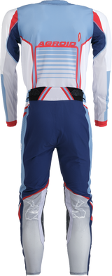 MOOSE RACING Agroid Jersey - Gray/Blue - Medium 2910-7495 - Cycle City Outdoors