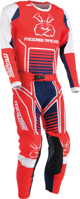 MOOSE RACING Agroid Jersey - Red/White/Blue - Medium 2910-7501 - Cycle City Outdoors