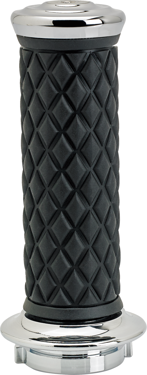 BILTWELL Alumicore Grips - TBW - Chrome 6608-105-01