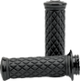 BILTWELL Alumicore Grips - TBW - Black 6608-201-01