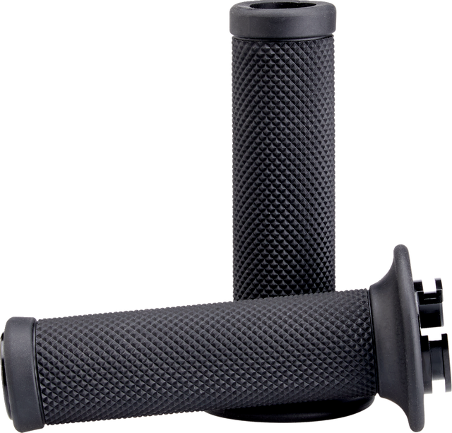 BILTWELL Alumicore Grips - 7/8" - TBW - Black 6605-201-78