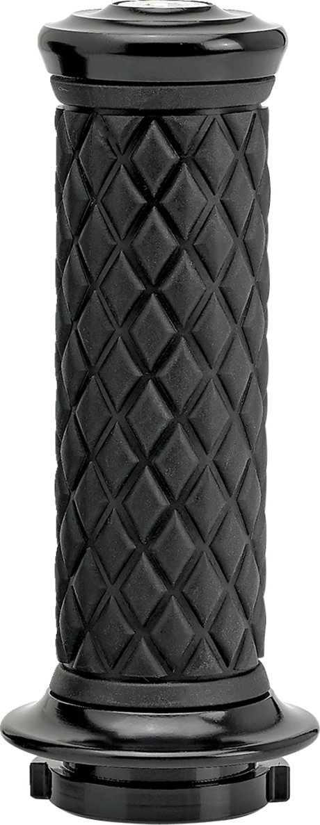 BILTWELL Alumicore Grips - TBW - Black 6608-201-01