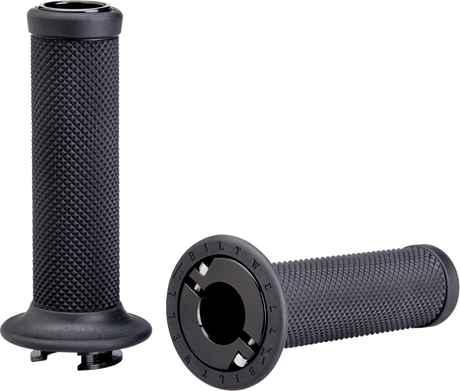 BILTWELL Alumicore Grips - 7/8" - TBW - Black 6605-201-78