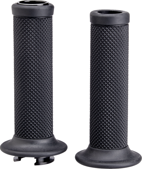 BILTWELL Alumicore Grips - 7/8" - TBW - Black 6605-201-78