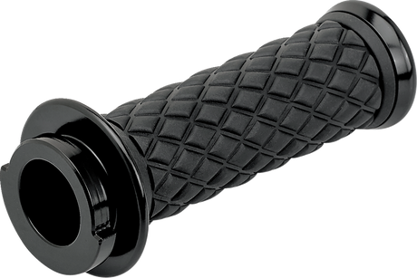 BILTWELL Alumicore Grips - TBW - Black 6608-201-01