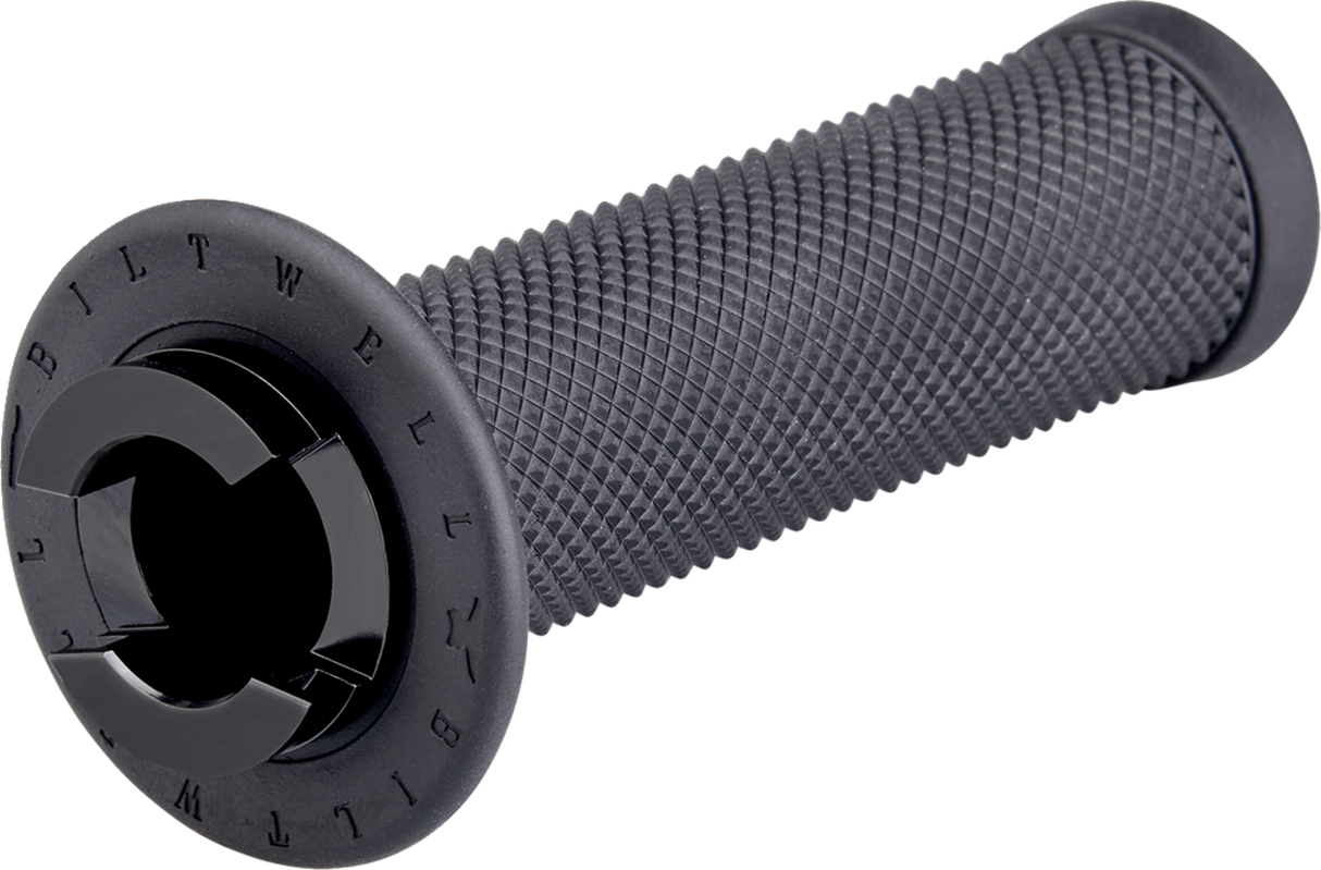 BILTWELL Alumicore Grips - 7/8" - TBW - Black 6605-201-78