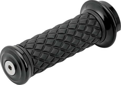 BILTWELL Alumicore Grips - TBW - Black 6608-201-01