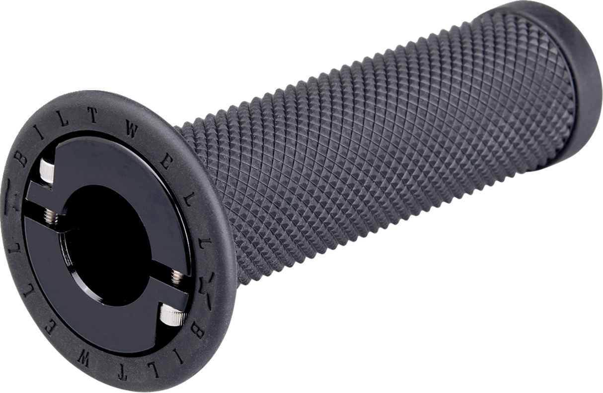 BILTWELL Alumicore Grips - 7/8" - TBW - Black 6605-201-78