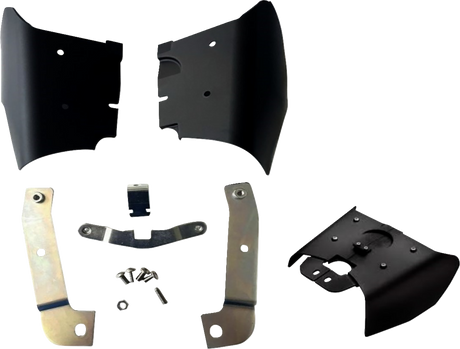 DRAG SPECIALTIES Air Deflector - Frame Mounted - Softail 090528 - Cycle City Outdoors