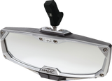 SEIZMIK Mirror - Halo R - Rear View w/LED Cabin Light - Rectangle - Black w/Silver Bezel - CF Moto 56-18032KIT