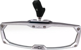 SEIZMIK Mirror - Halo R - Rear View - Rectangle - Black w/Silver Bezel - CF Moto 56-18033