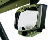 SEIZMIK Mirror - Halo R - Rear View w/LED Cabin Light - Rectangle - Black w/Silver Bezel - CF Moto 56-18032KIT