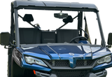 SEIZMIK Mirror - Halo R - Rear View w/LED Cabin Light - Rectangle - Black w/Silver Bezel - CF Moto 56-18032KIT