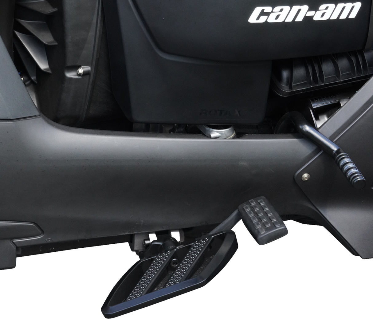SHOW CHROME Combat Boards - Driver - Stealth Black - Ryker '19-'24 41-426BK