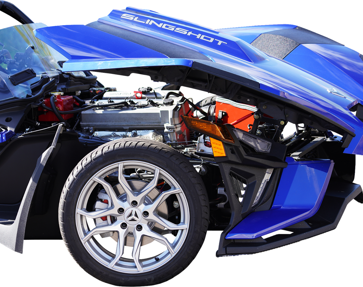 SHOW CHROME Hood Rod - Adjustable - Polaris Slingshot 44-110