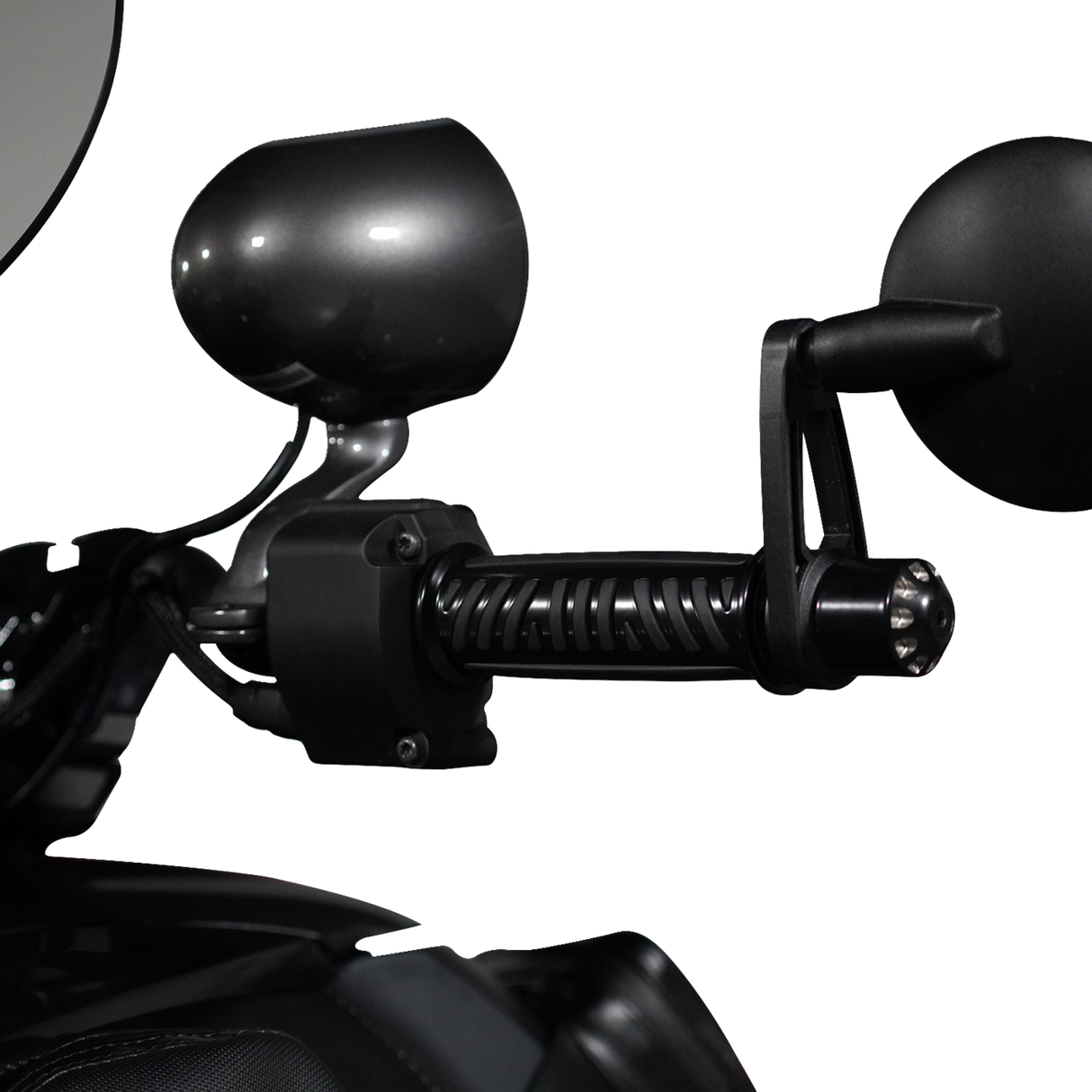 SHOW CHROME Grips - Combat - Ryker - Black 17-455BK
