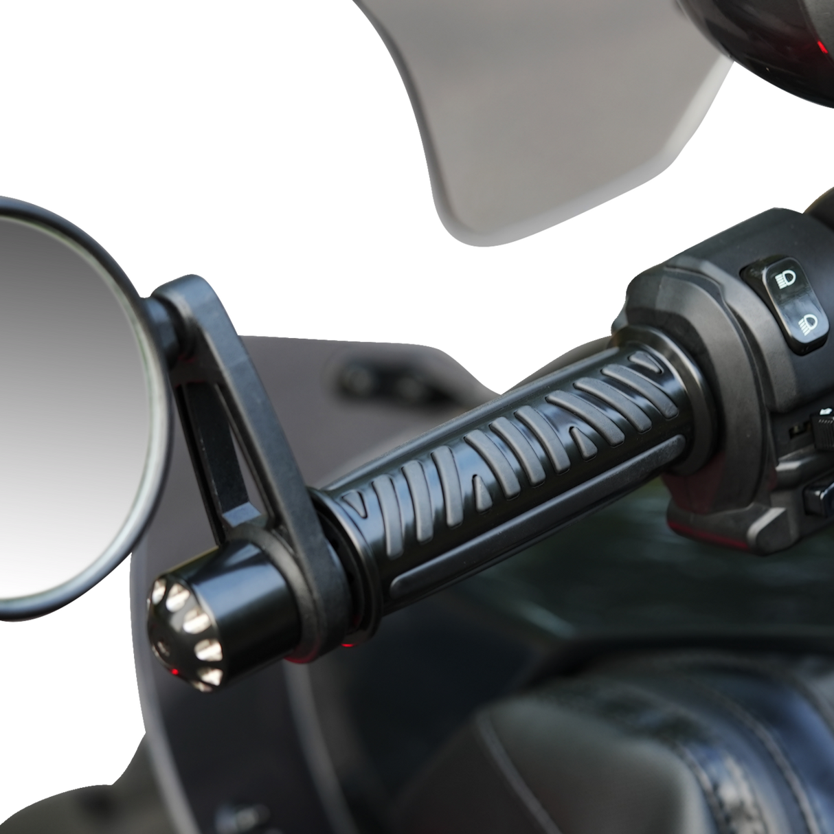 SHOW CHROME Grips - Combat - Ryker - Black 17-455BK