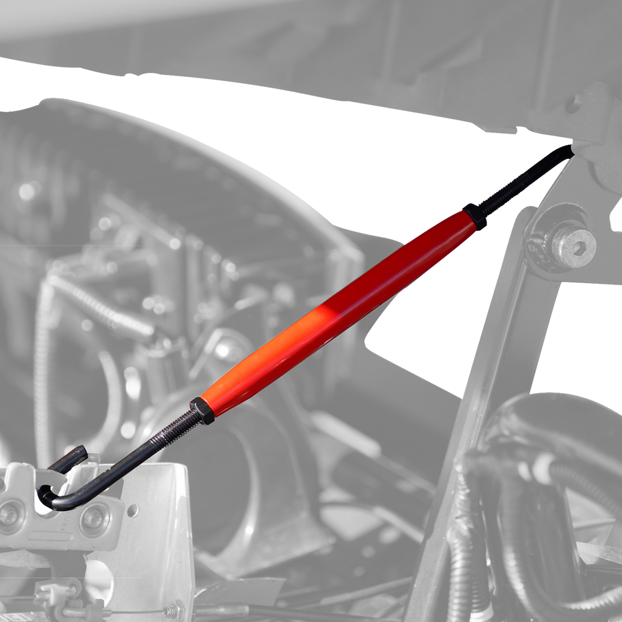 SHOW CHROME Hood Rod - Adjustable - Polaris Slingshot 44-110