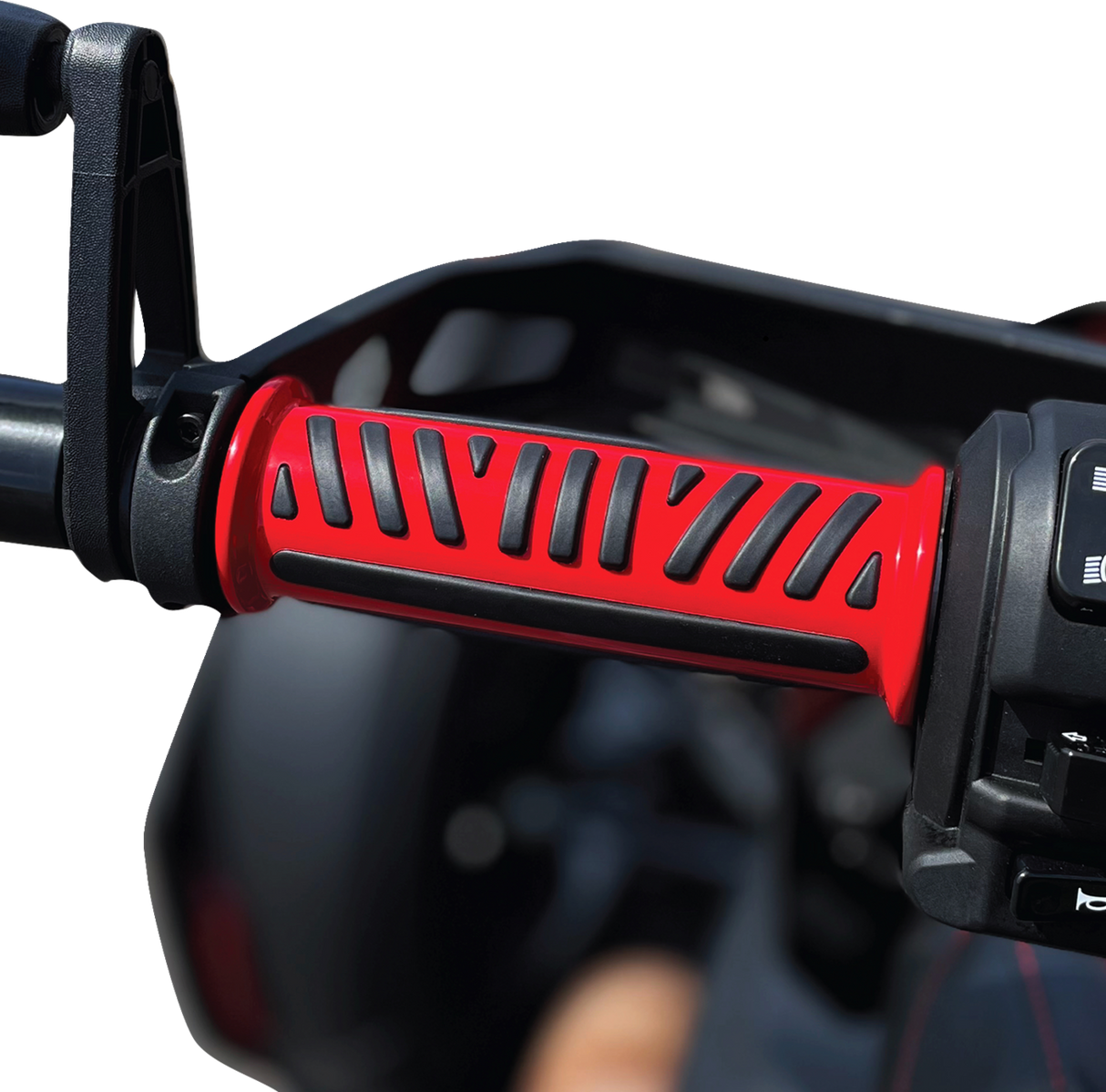 SHOW CHROME Grips - Combat - Ryker - Red 17-455RD
