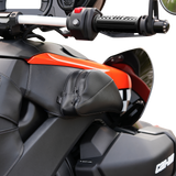 SHOW CHROME Dual Side Tank Pouch - Ballistic w/ Black Stitch - Ryker '19-'24 H40-401CBK