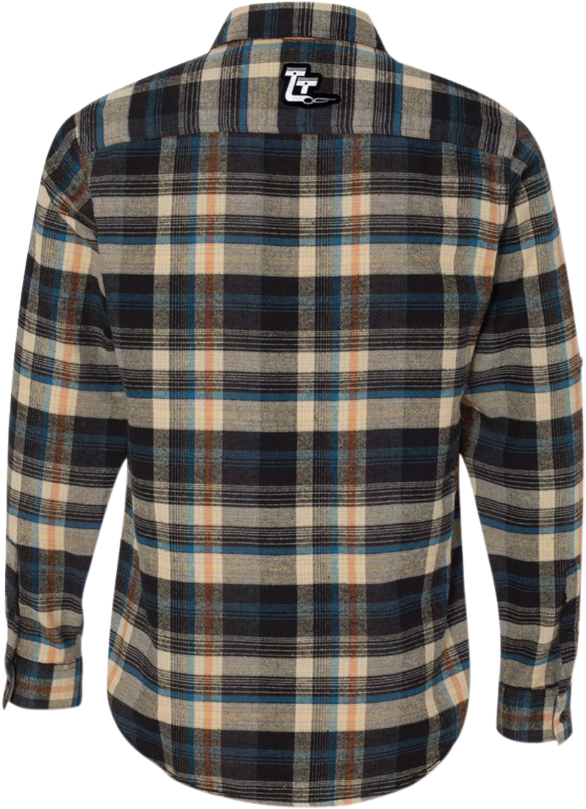 THROTTLE THREADS Drag Specialties Plaid Flannel Shirt - Khaki - XL DRG25S82KHXR - Cycle City Outdoors