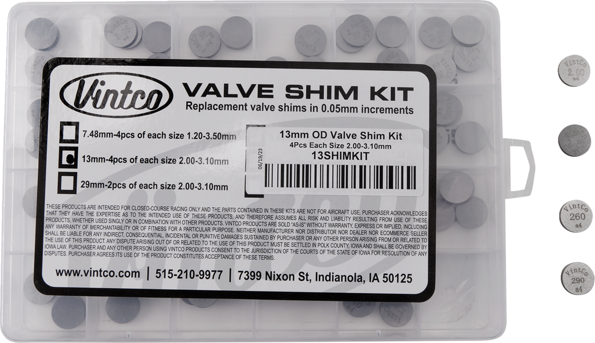 VINTCO Vintage Shim Kit 13SHIMKIT