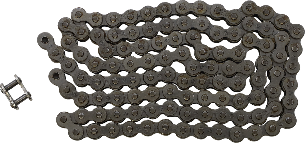 JT CHAINS JTC420HDR112SL 420 HDR - Heavy Duty Drive Chain - Steel - 112 Links | Off-Road/Street