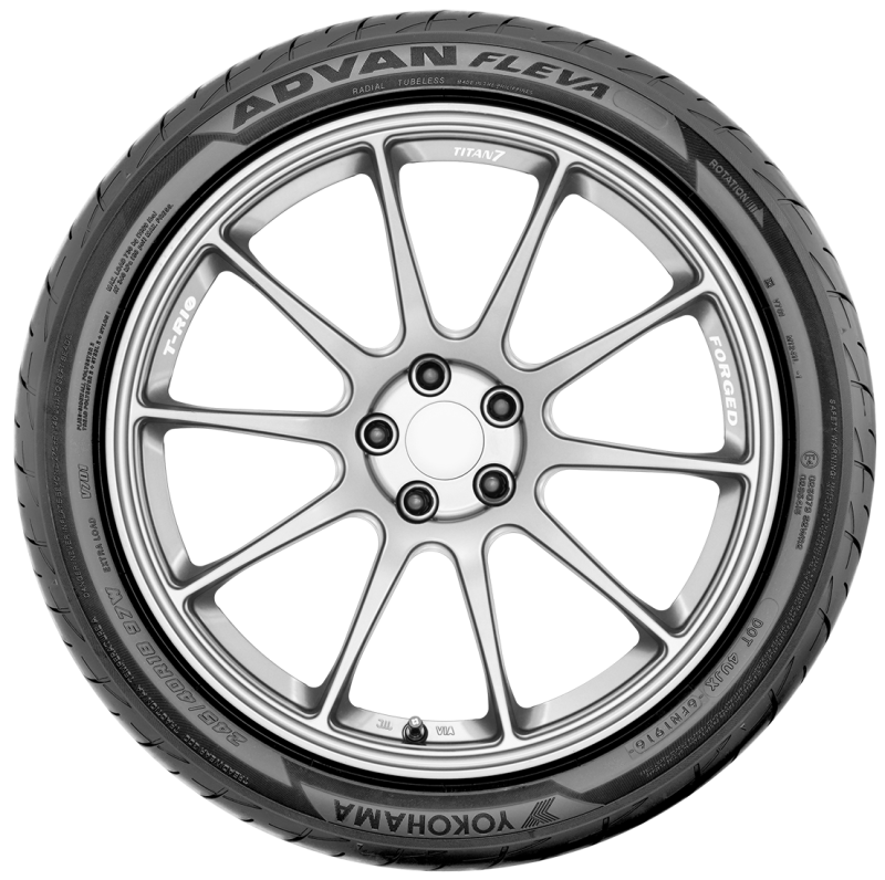 Yokohama Advan Fleva V701 Tire - 205/40R17 88W - Cycle City Outdoors