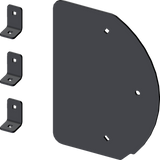 KFI PRODUCTS Pro-Series Plow Side Shield - Box 106475