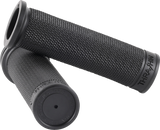 THRASHIN SUPPLY CO. Grips - Moto - 1" - Slim - Black TSC-2711-1