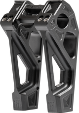 KODLIN USA Fastback Risers - Includes Clamp - 6" - Black K55129