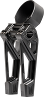 KODLIN USA Fastback Risers - Includes Clamp & Gauge Bracket - 8" - Black K55131