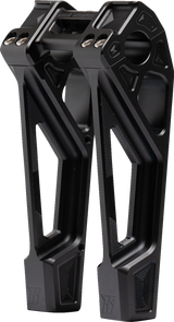KODLIN USA Fastback Risers - Includes Clamp - 8" - Black K55128