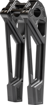 KODLIN USA Fastback Risers - Includes Clamp - 10" - Black K55127
