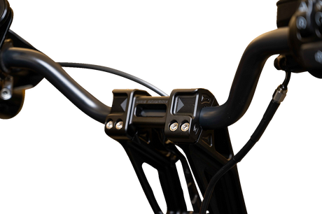KODLIN USA Fastback Risers - Includes Clamp - 10" - Black K55127