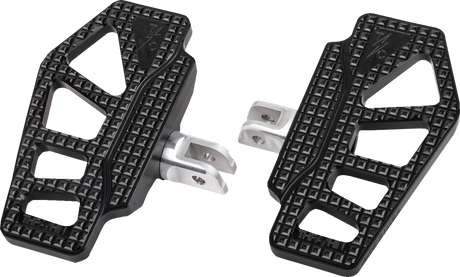THRASHIN SUPPLY CO. Apex Mini Floorboards - Driver - Black TSC-2217-1-SF