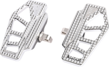 THRASHIN SUPPLY CO. Apex Mini Floorboards - Chrome TSC-2217-3-D