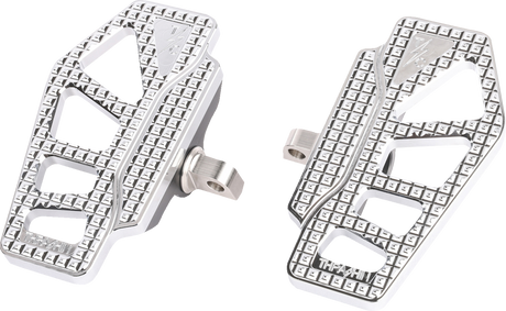 THRASHIN SUPPLY CO. Apex Mini Floorboards - Chrome TSC-2217-3-D