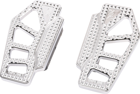 THRASHIN SUPPLY CO. Apex Mini Floorboards - Passenger - Chrome TSC-2217-3-BR