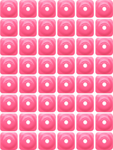 WOODY'S Support Plates - Pink - Square - 48 Pack ASG-3820-48