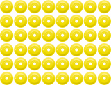 WOODY'S Support Plates - Hi Vis - Round - 48 Pack ARG-3830-48