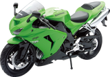 New Ray Toys Kawasaki ZX-10R Sport Bike - 1:12 Scale - Green 42443A