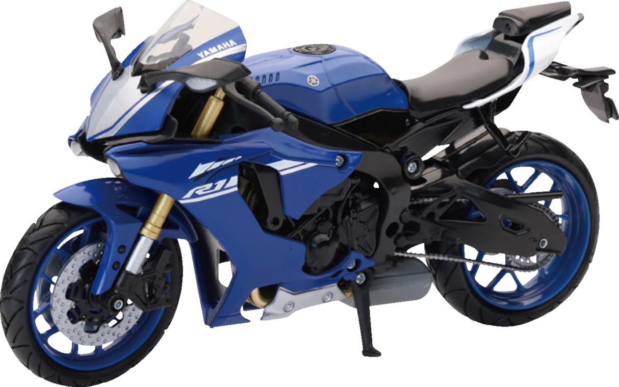 New Ray Toys Yamaha YZF-R1 2016 Bike - 1:12 Scale - Blue 57803C