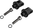 Ciro Peg Adapter - Passenger - Black - Indian 60021 - Cycle City Outdoors