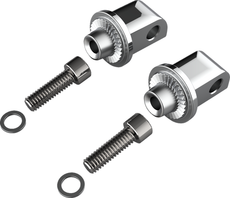 CIRO Peg Adapter - Passenger - Chrome - Indian 60020 - Cycle City Outdoors