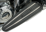 CIRO RydeCulture* Charles Chapa Floorboard Inserts - Black w/ Stainless Steel Accents - Indian 6R004 - Cycle City Outdoors