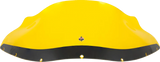 KLOCK WERKS Kolor Flare* Windshield - 9" - Yellow - FXRP KWW-02-0616